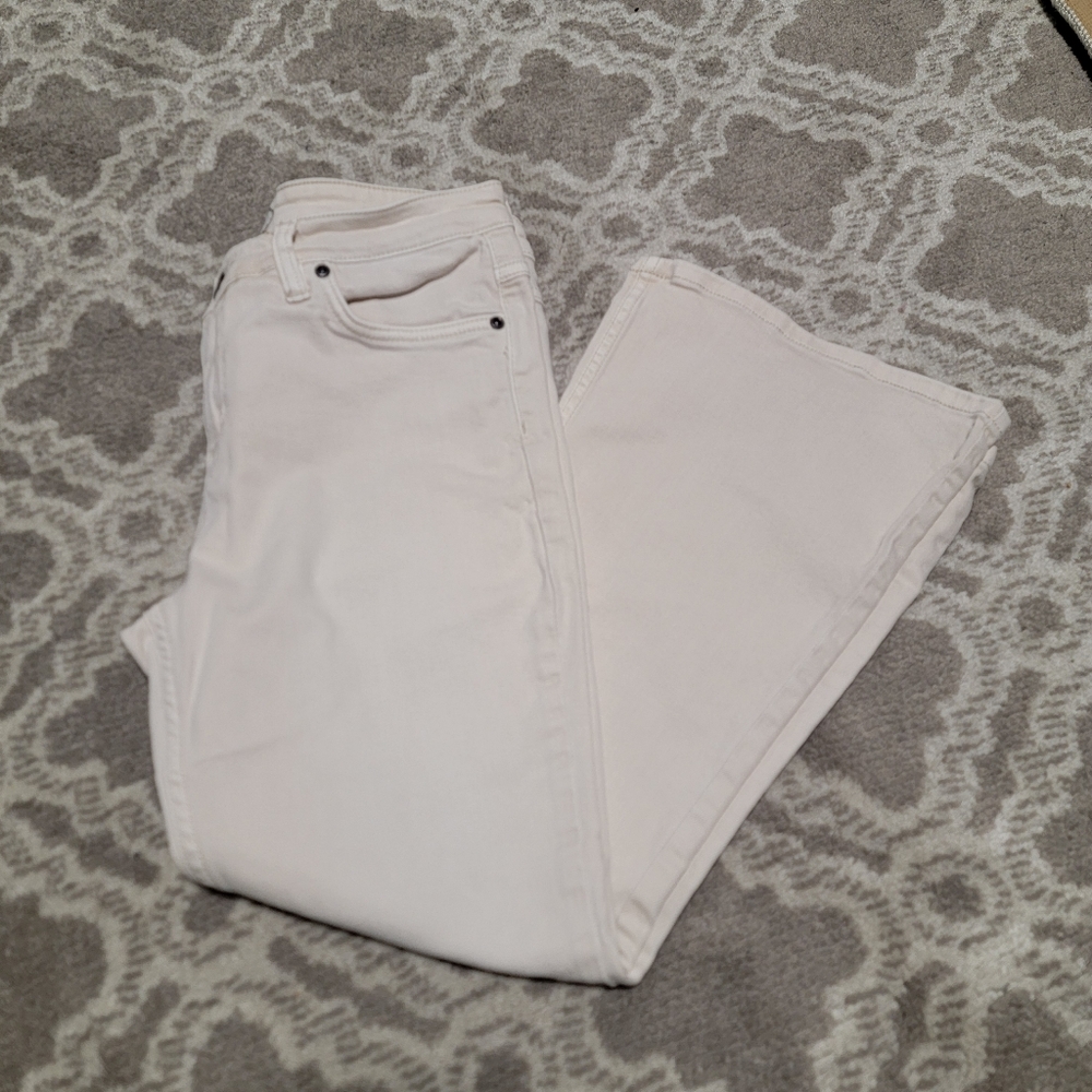 FREE PEOPLE W 28 Stylish Cream Jeans